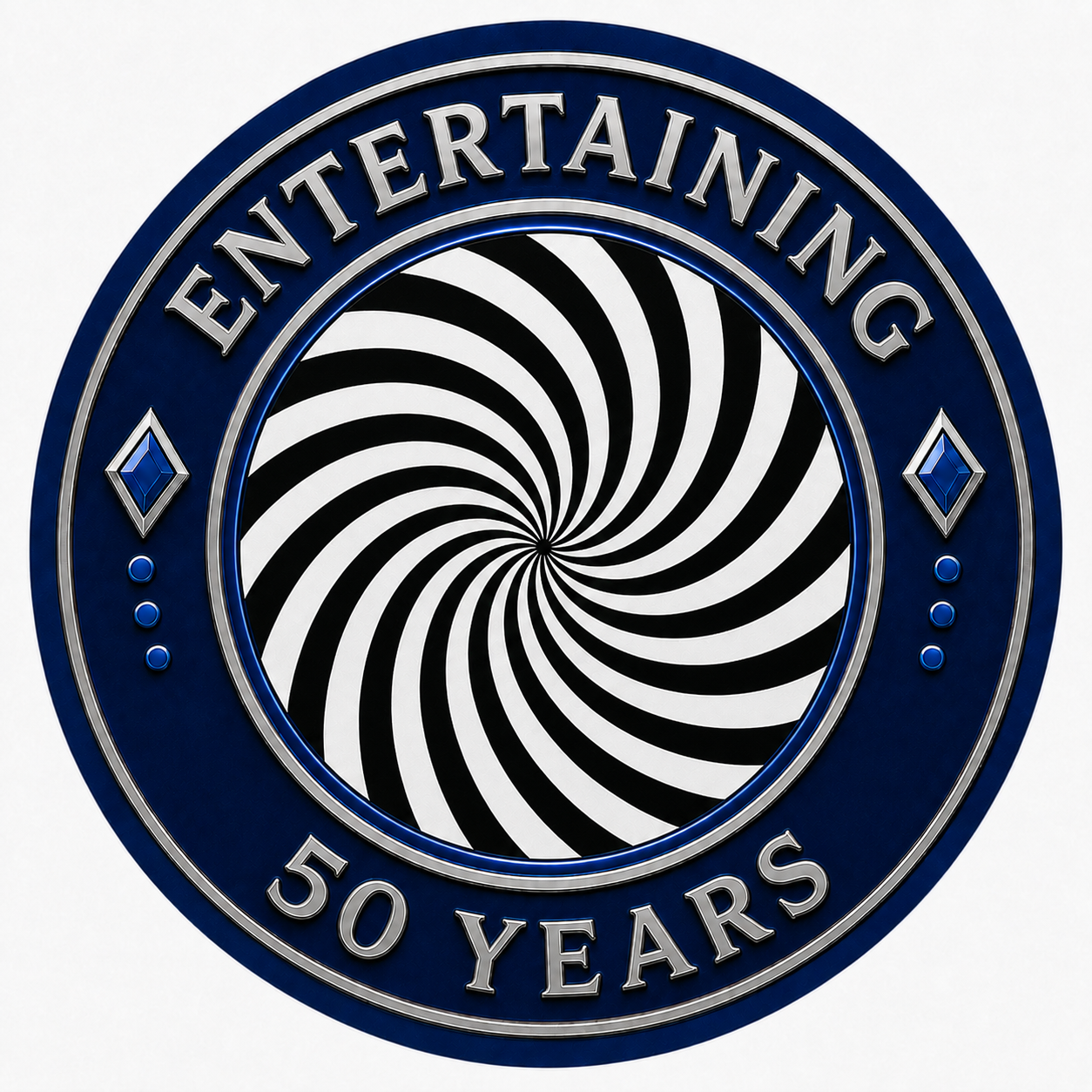 Ron Diamond commemorative poker chip — 50 Years side